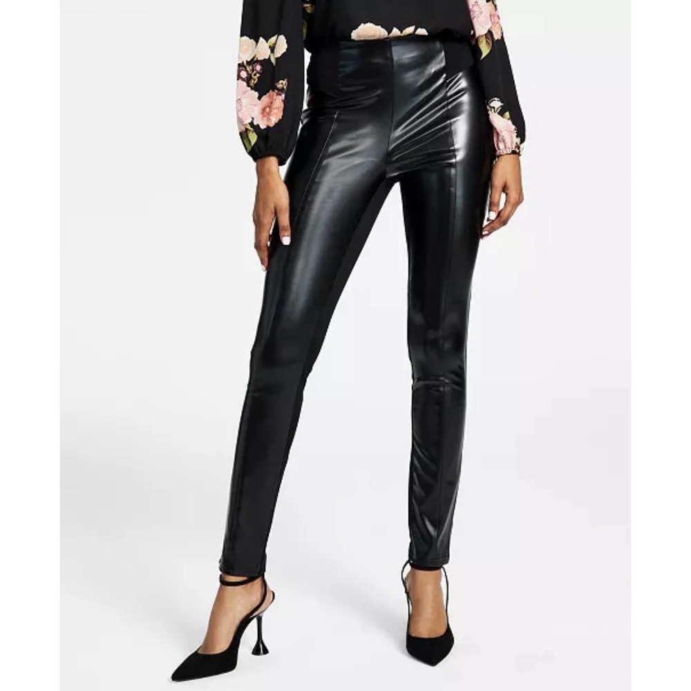 NWT I.N.C. International Concepts Women's XL Mixed-Media High-Rise Pants
